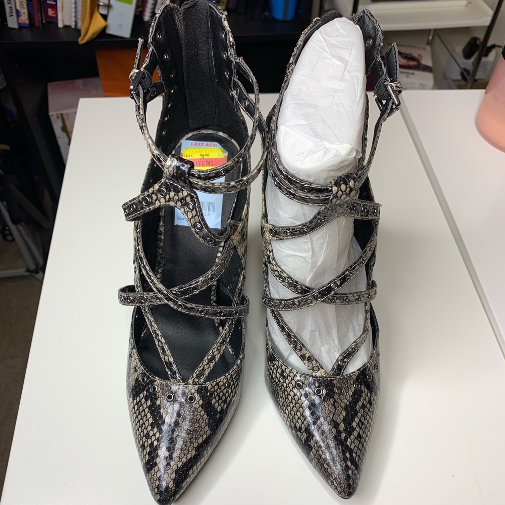 Snake Skin Heels